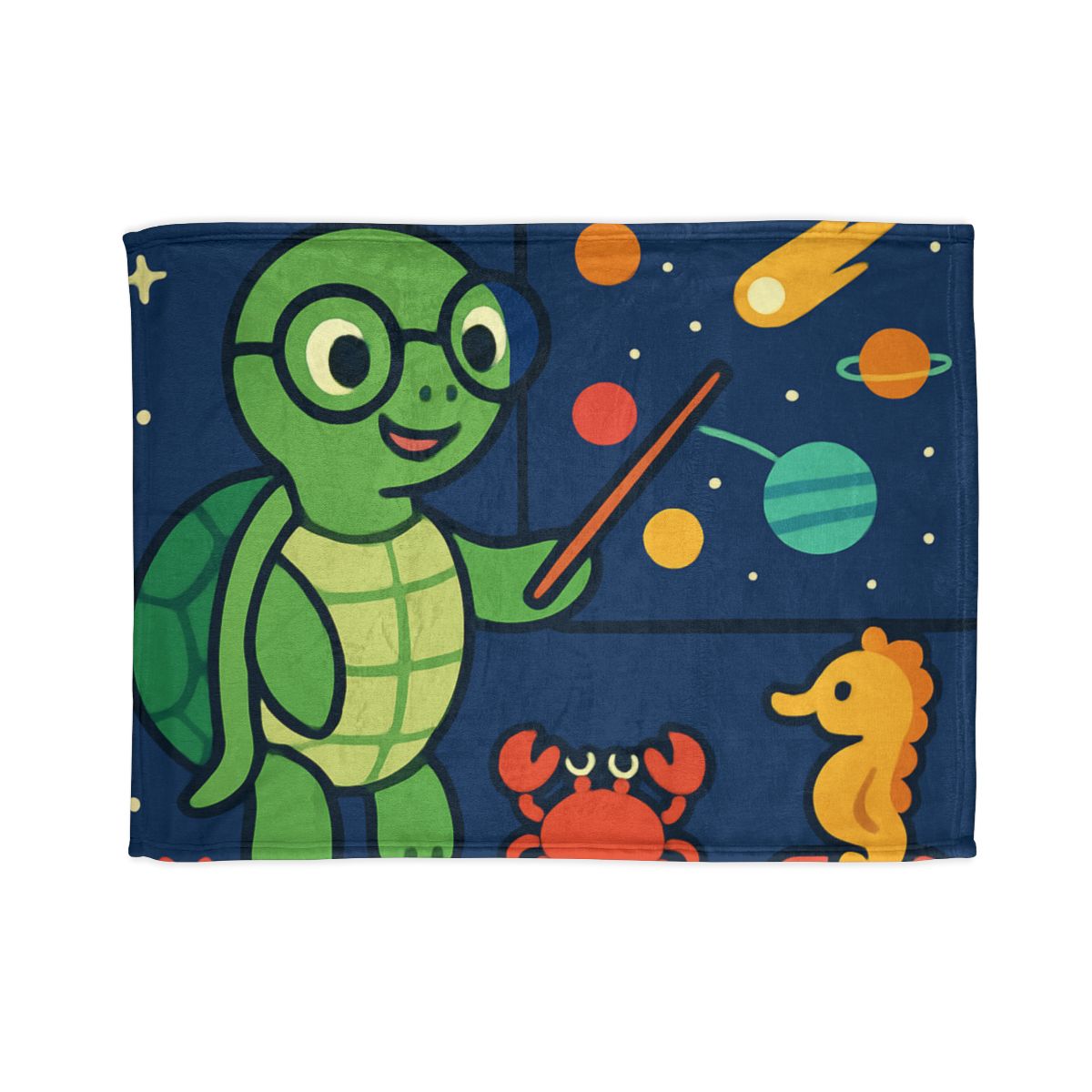 Comet Classroom Turtle decorative home blankets