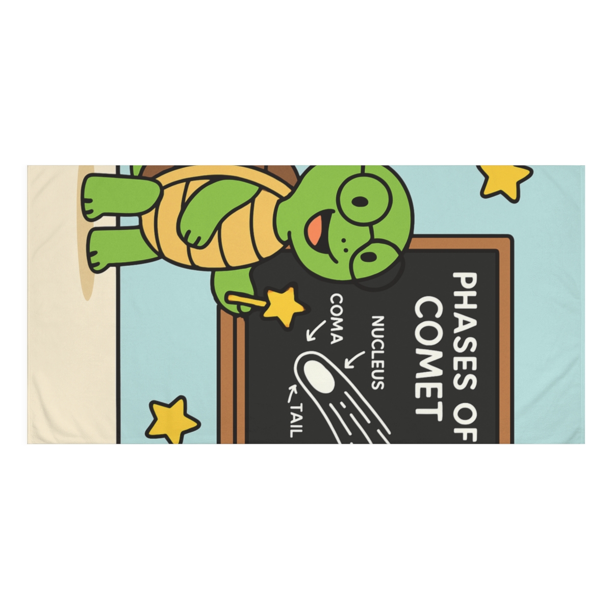Comet Classroom Turtle unique gift towels