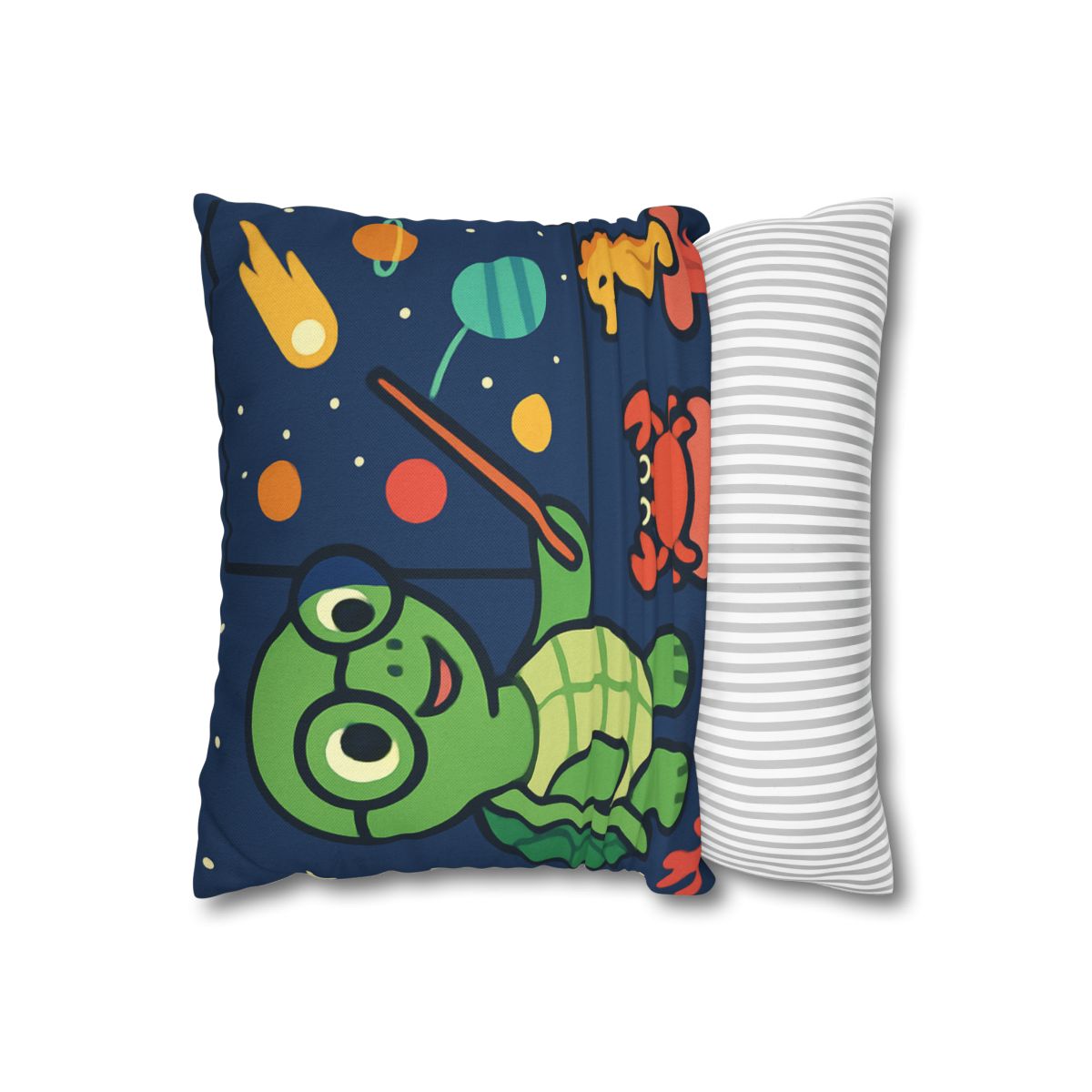 Comet Classroom Turtle personalized pillow covers