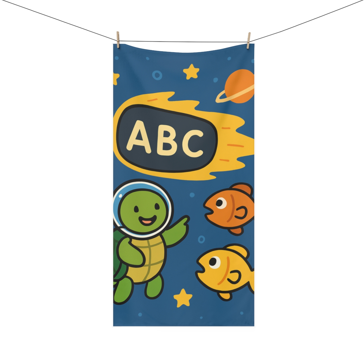 Comet Classroom Turtle decorative home towels