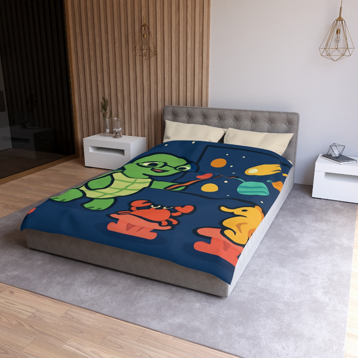 Comet Classroom Turtle stylish duvet covers