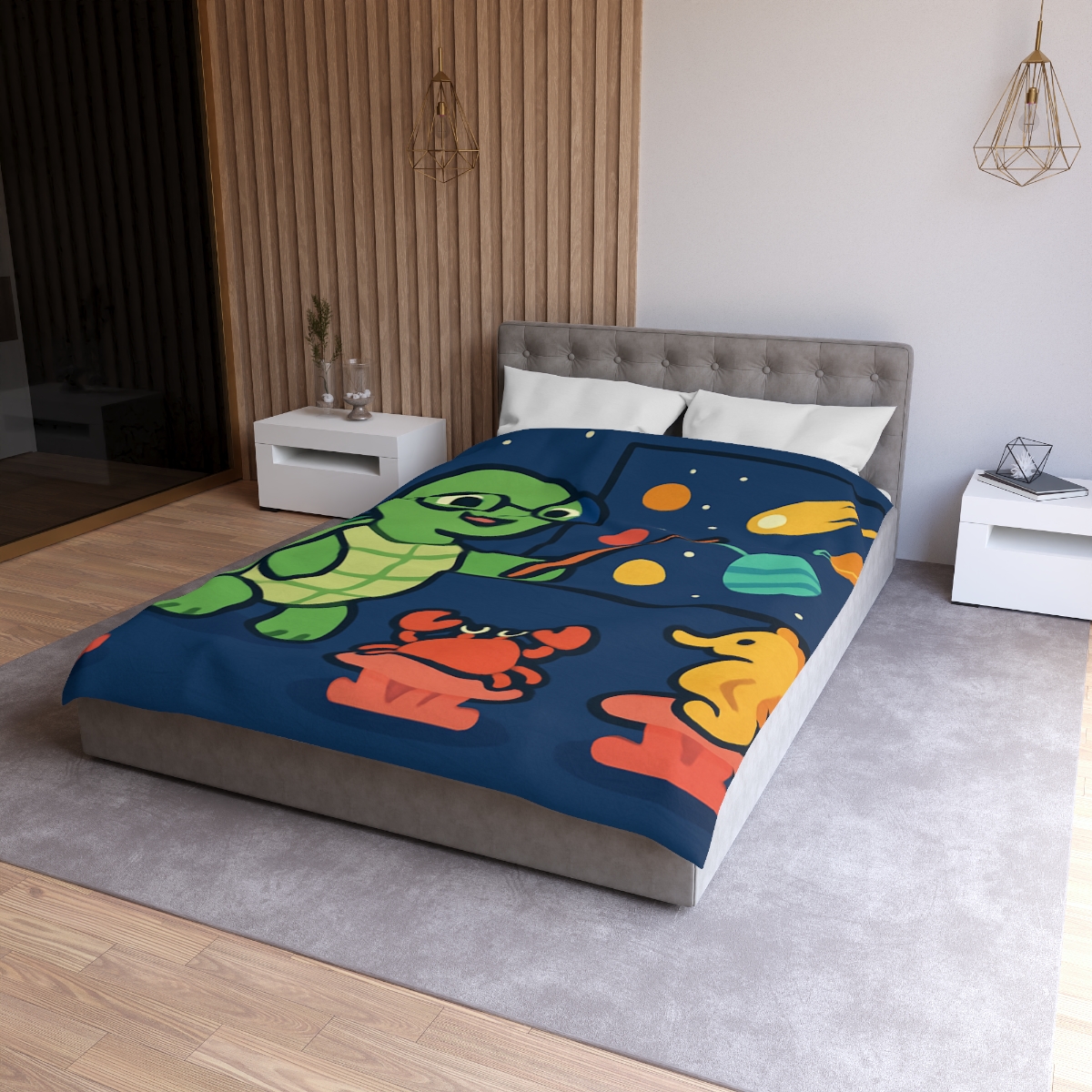 Comet Classroom Turtle stylish duvet covers