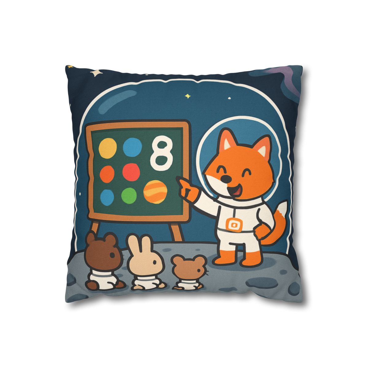 Comet Classroom With Astro Fox comfortable bedding pillow covers