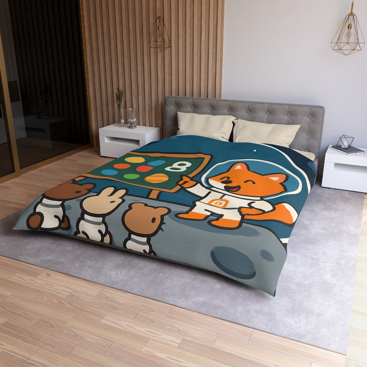 Comet Classroom With Astro Fox trendy bedroom duvets