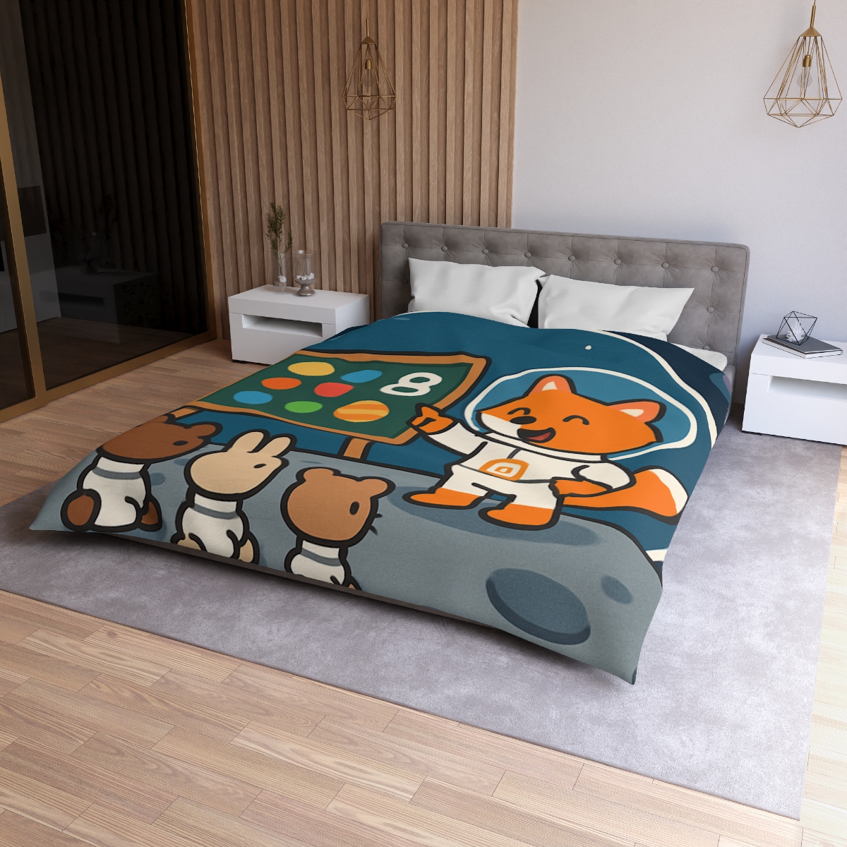 Comet Classroom With Astro Fox trendy bedroom duvets