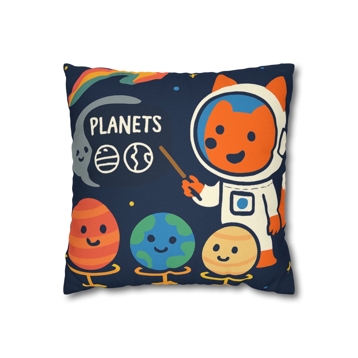 Comet Classroom With Astro Fox stylish decorative pillowcases