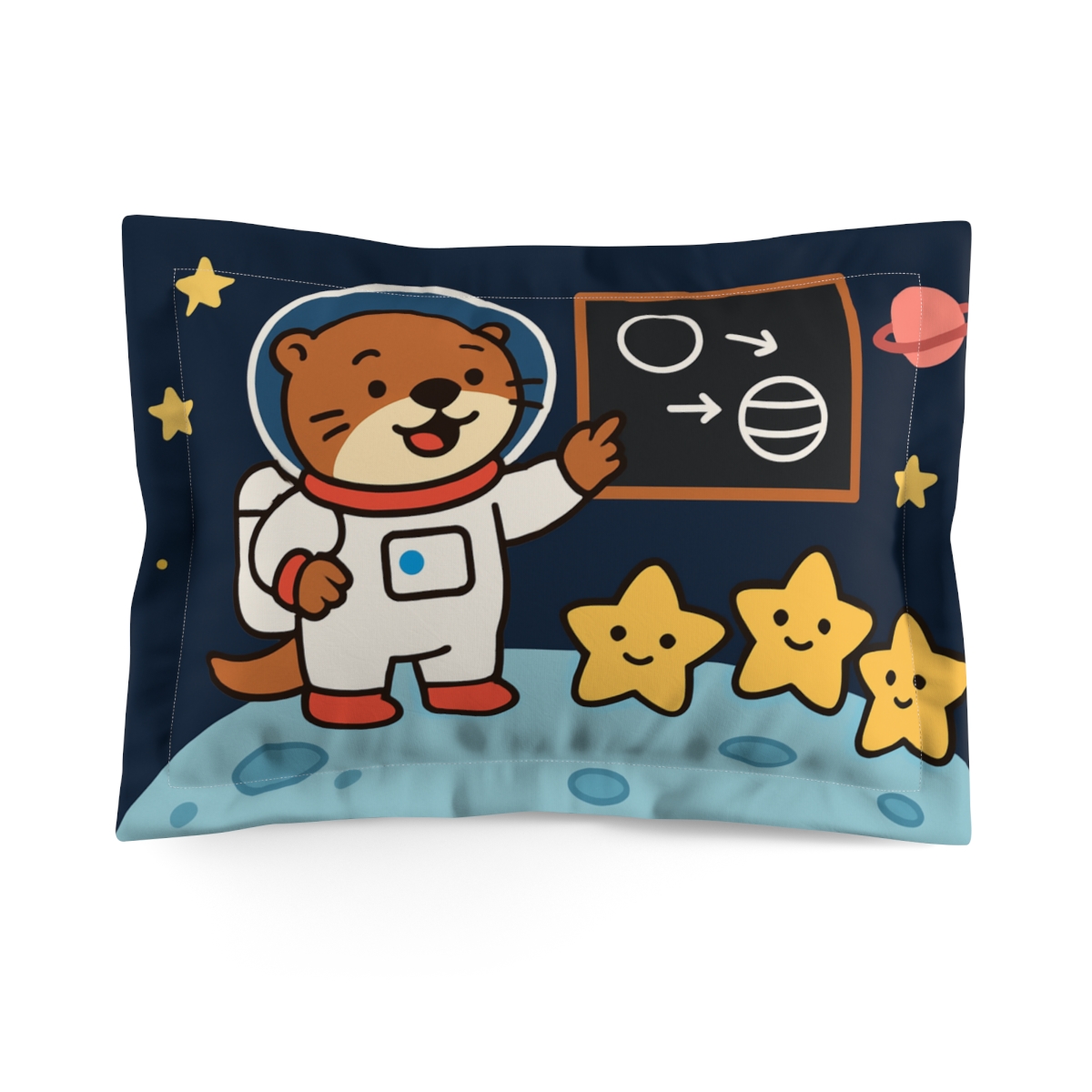 Comet Classroom With Astro Otter soft plush pillows