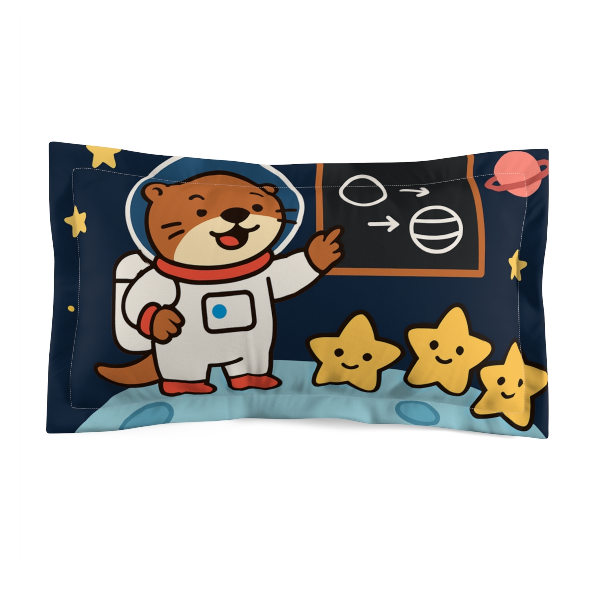 Comet Classroom With Astro Otter soft plush pillows