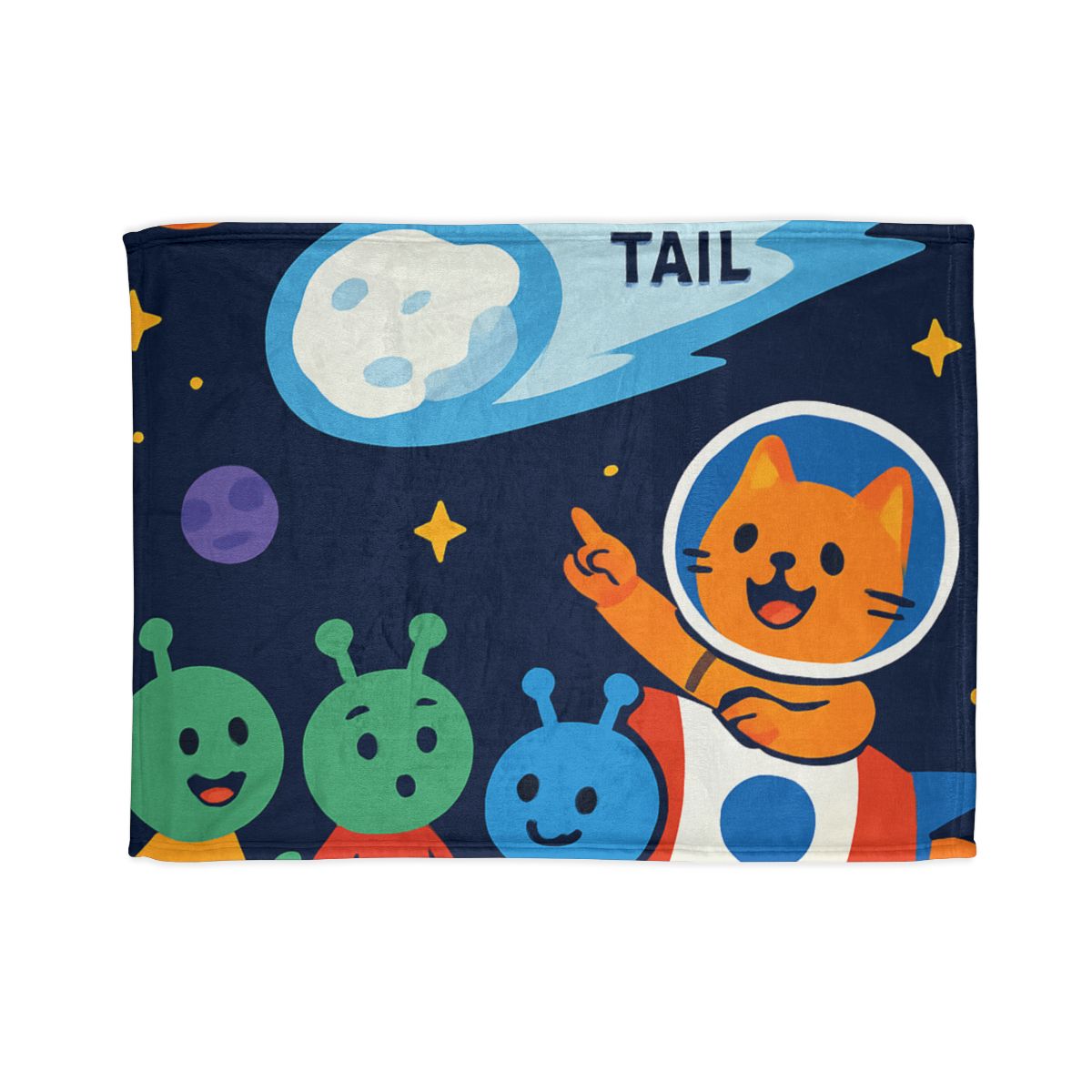 Comet Classroom With Captain Cat warm winter blankets