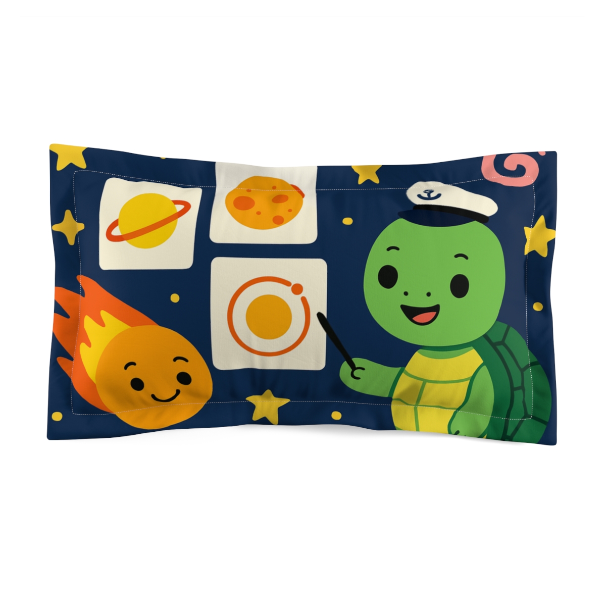 Comet Classroom With Captain Turtle soft plush pillows