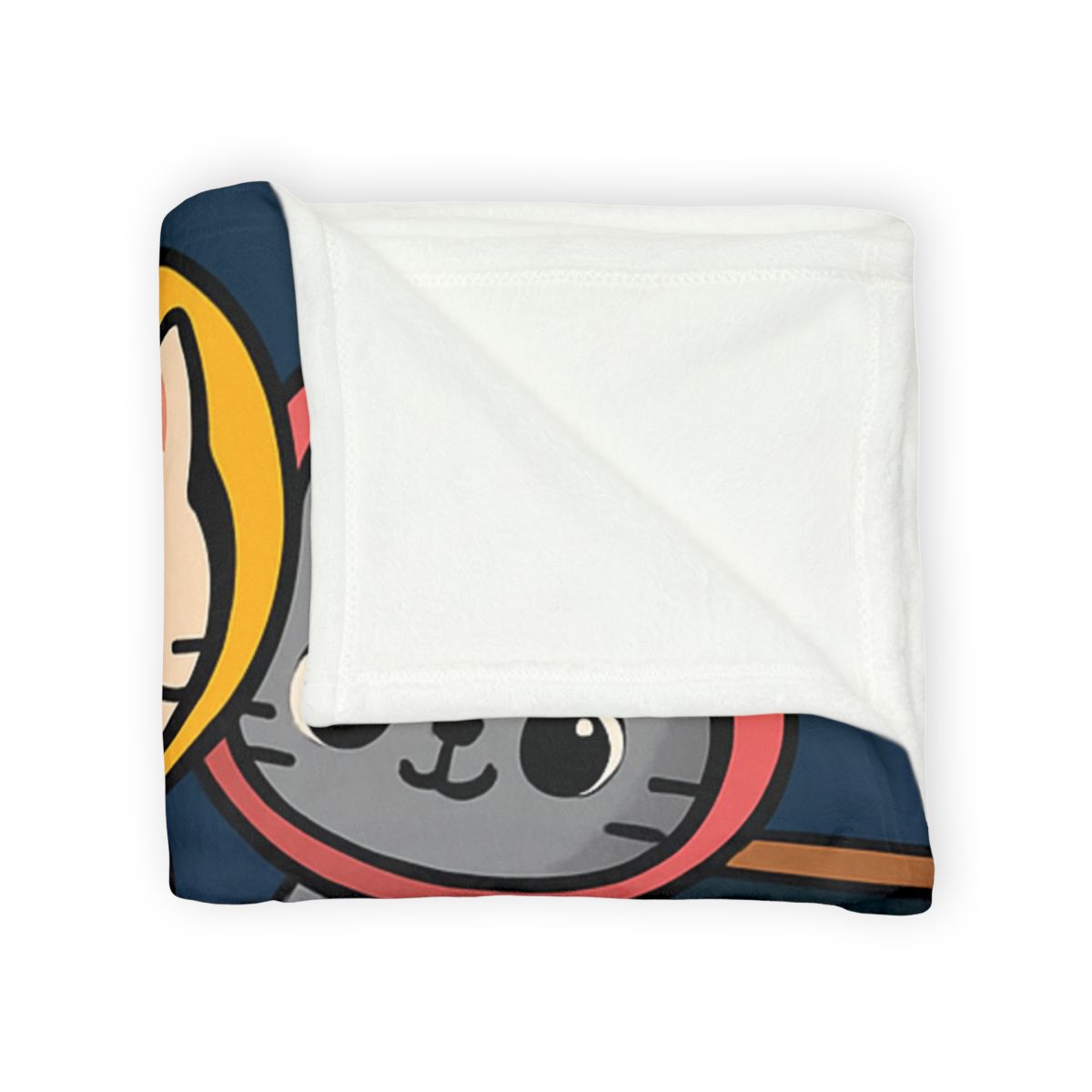 Comet Classroom With Curious Kittens unique gift blanketscustom blankets