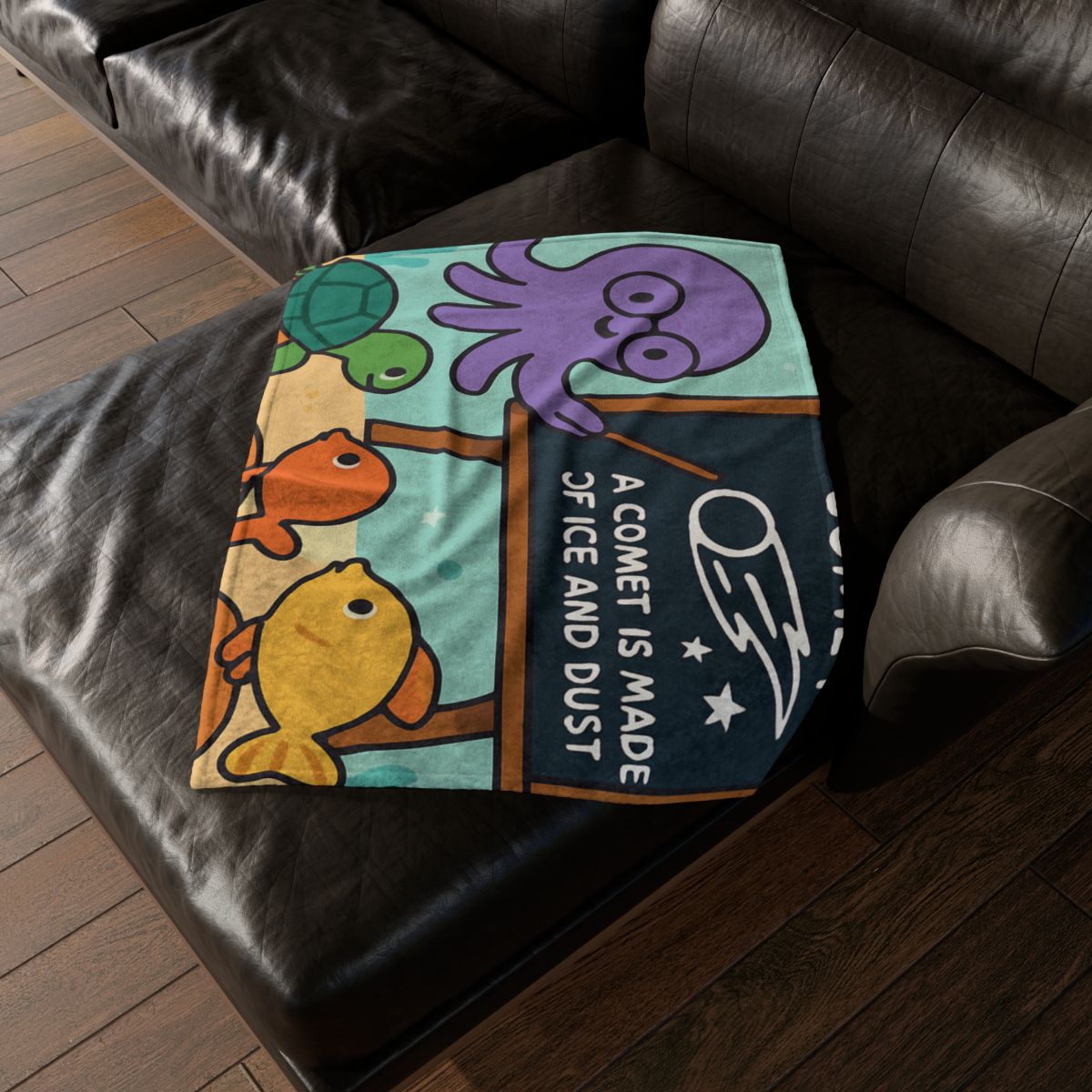 Comet Classroom With Professor Octopus warm winter blankets