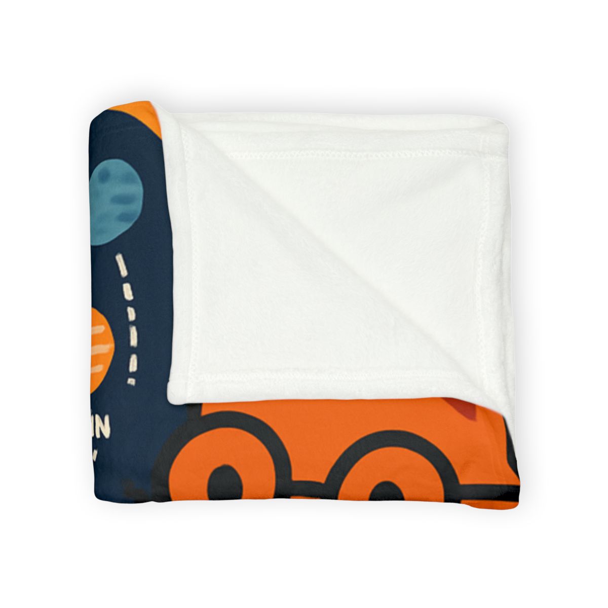 Comet Classroom With Star Map Fox personalized cozy blankets