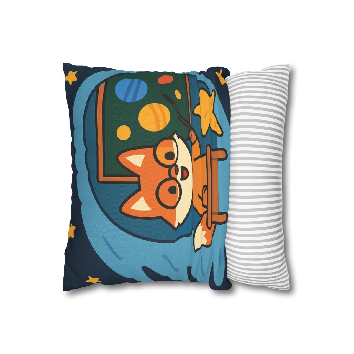Comet Classroom With The Curious Fox custom pillow cases