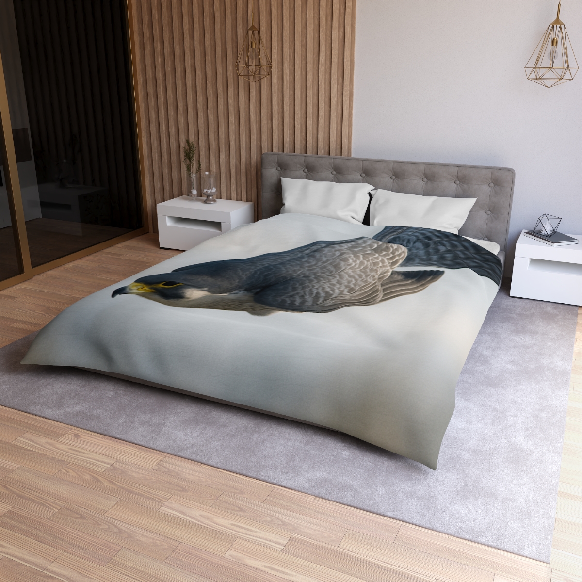 Comet Dive Peregrine Falcon stylish duvet covers