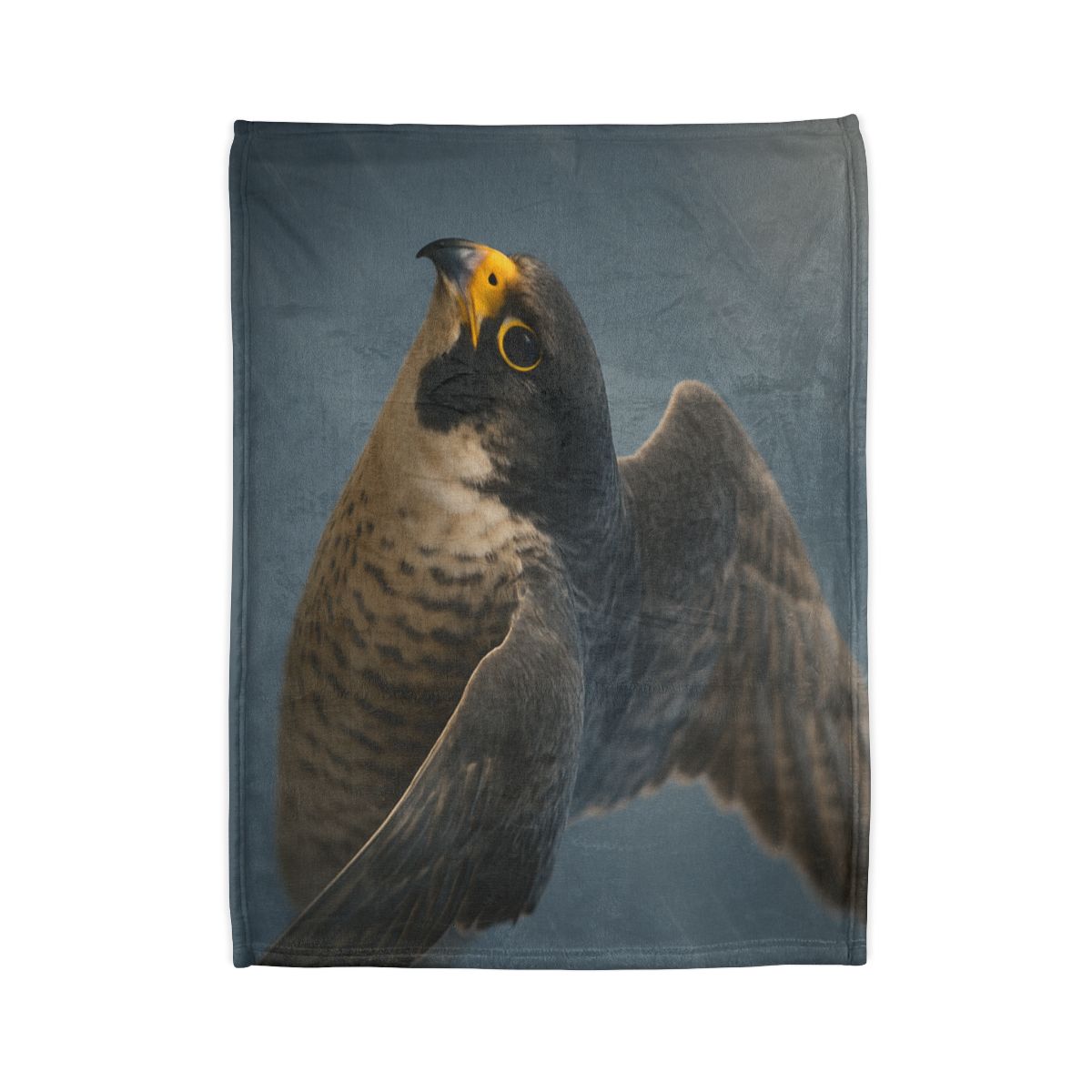 Comet Dive Peregrine Falcon personalized cozy blankets