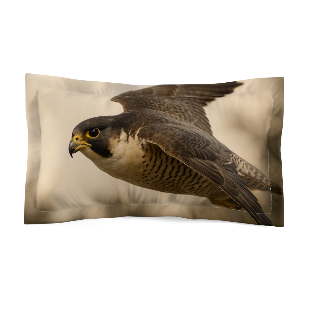 Comet Dive Peregrine Falcon trendy accent pillows