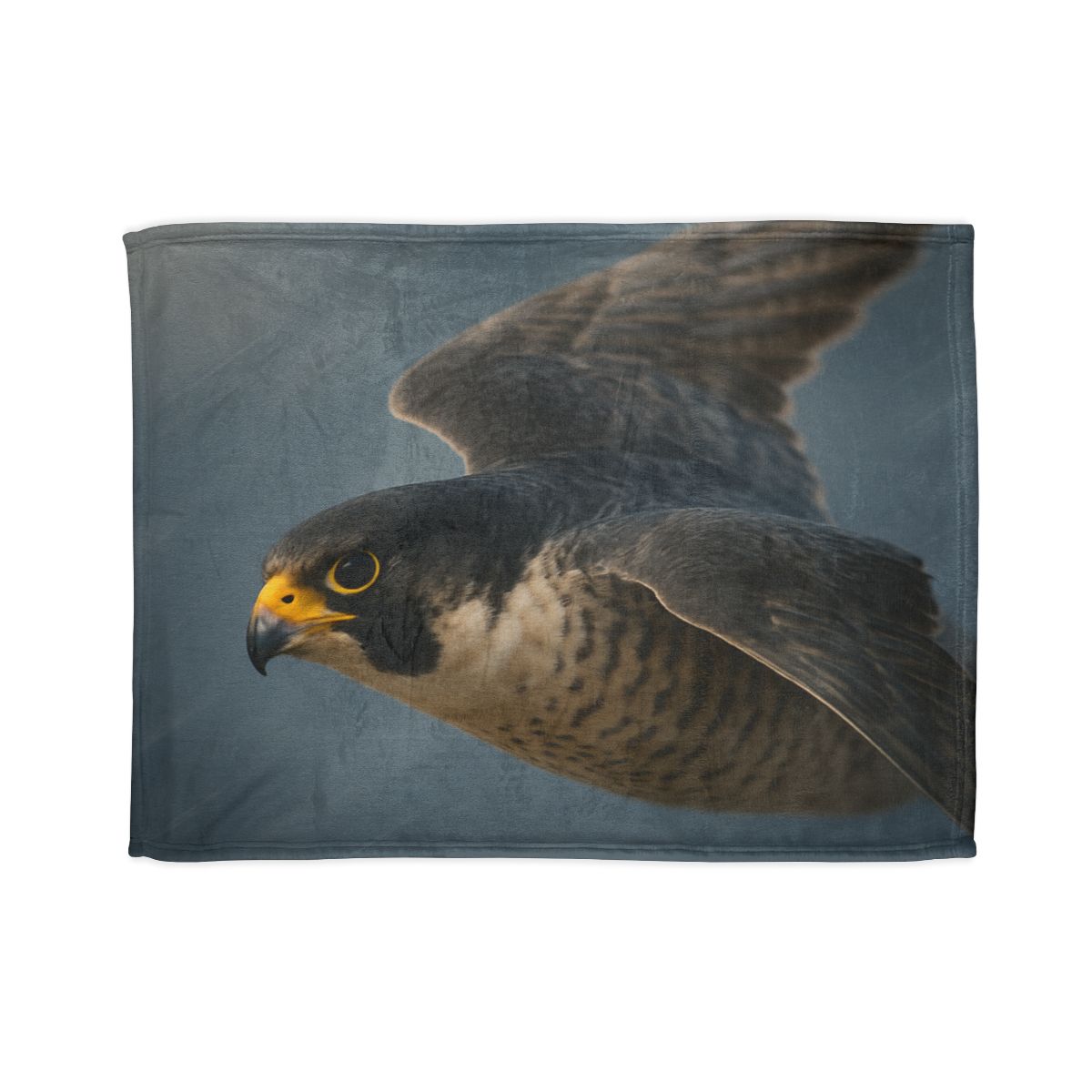 Comet Dive Peregrine Falcon personalized cozy blankets
