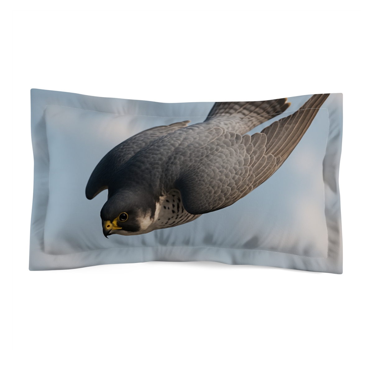 Comet Dive Peregrine Falcon trendy accent pillows