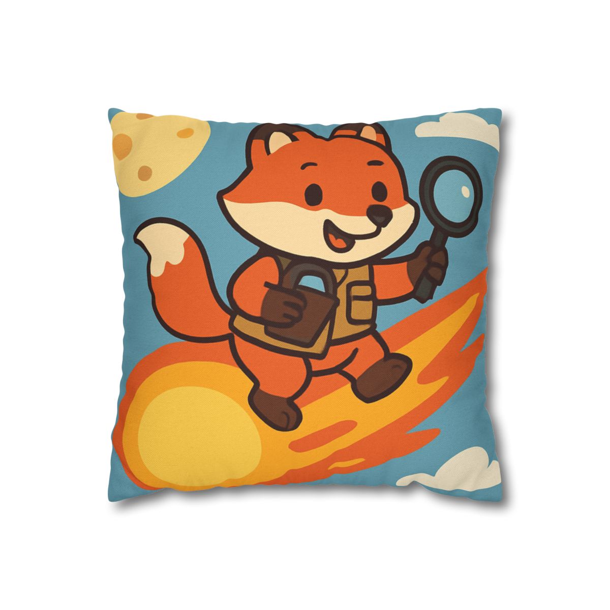 Comet Fox Explorer soft cotton pillow cases