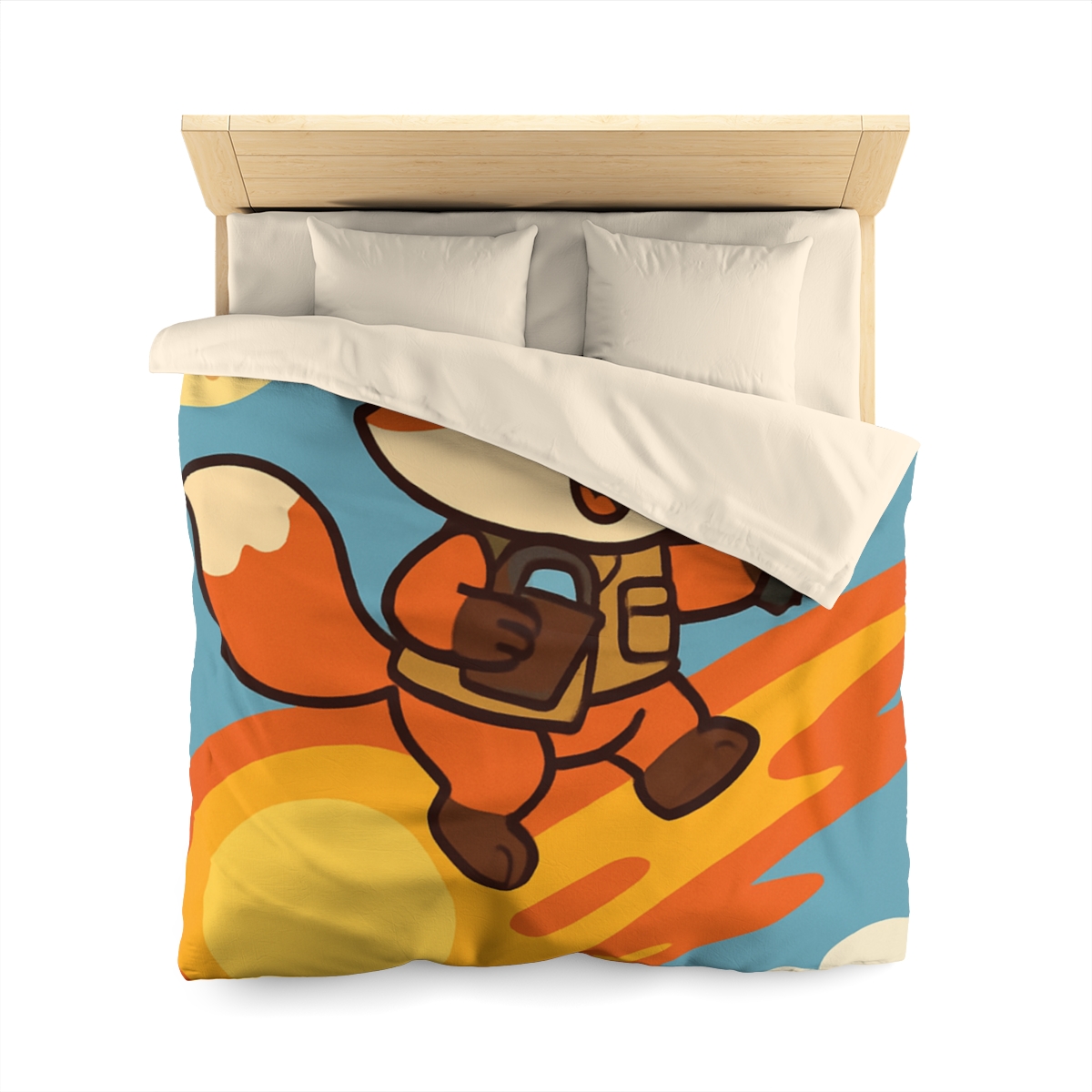 Comet Fox Explorer designer printed duvets