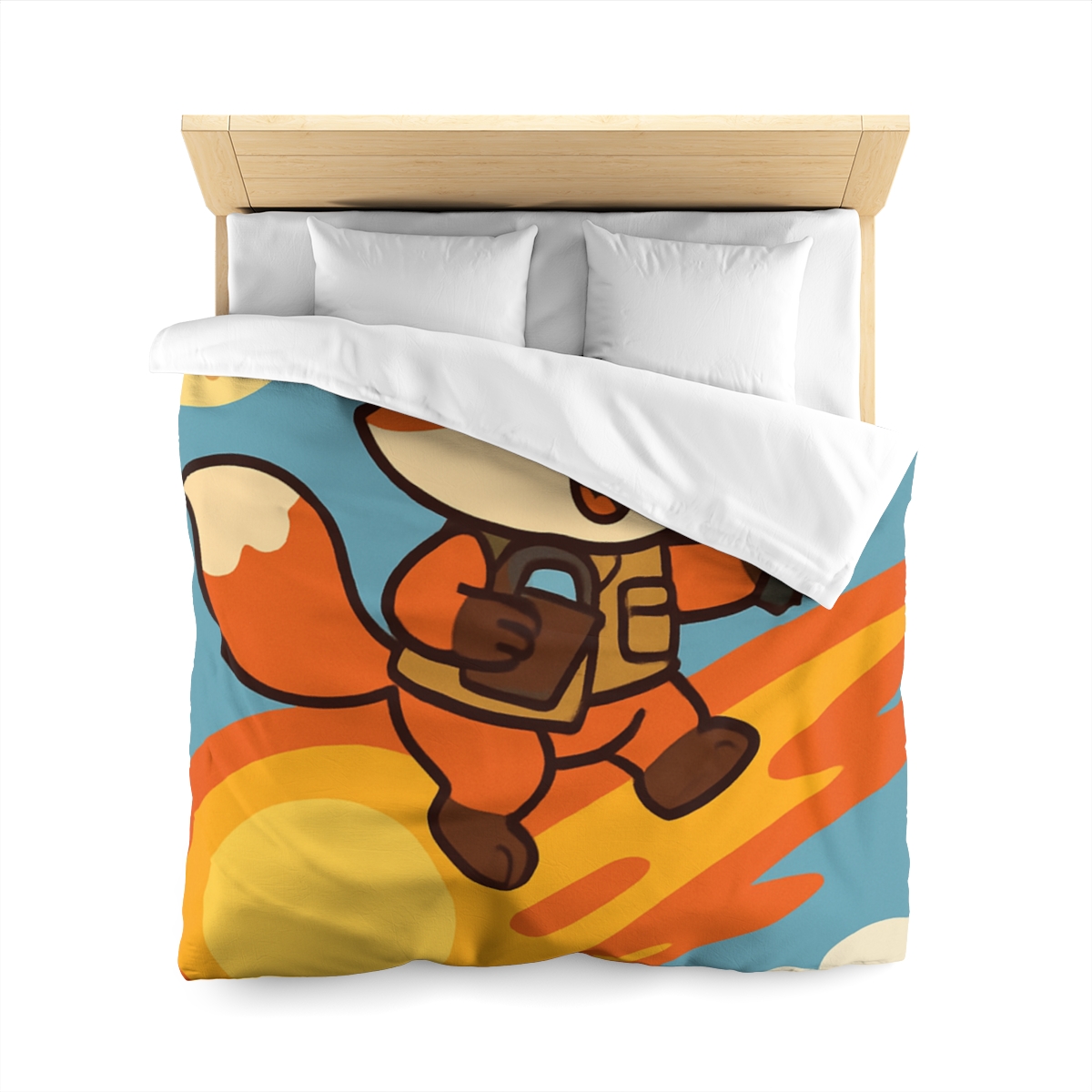 Comet Fox Explorer designer printed duvets