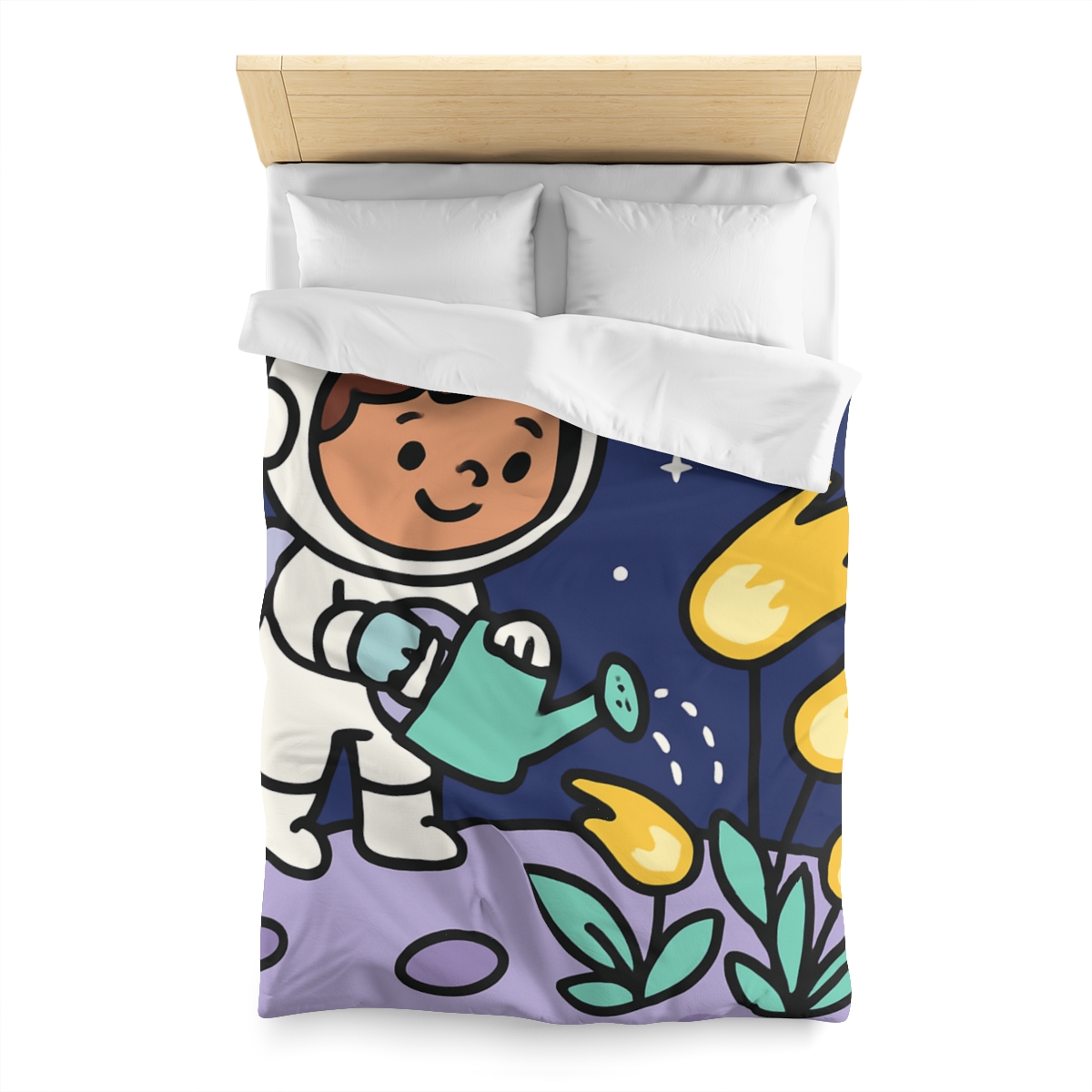 Comet Garden On Moon Meadow trendy bedroom duvets