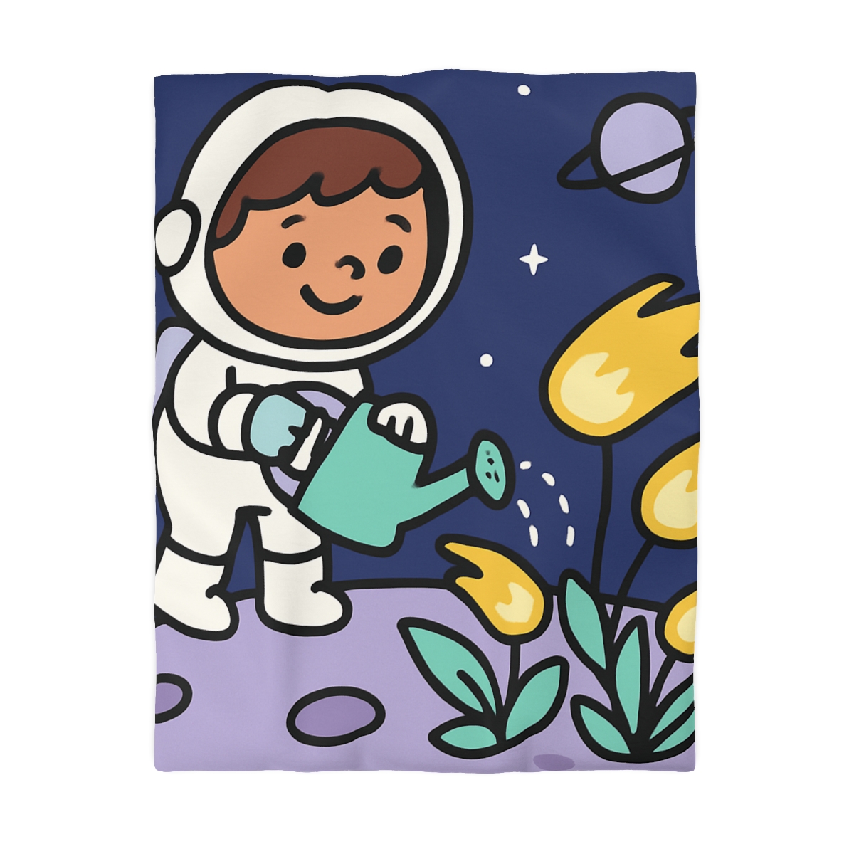 Comet Garden On Moon Meadow trendy bedroom duvets