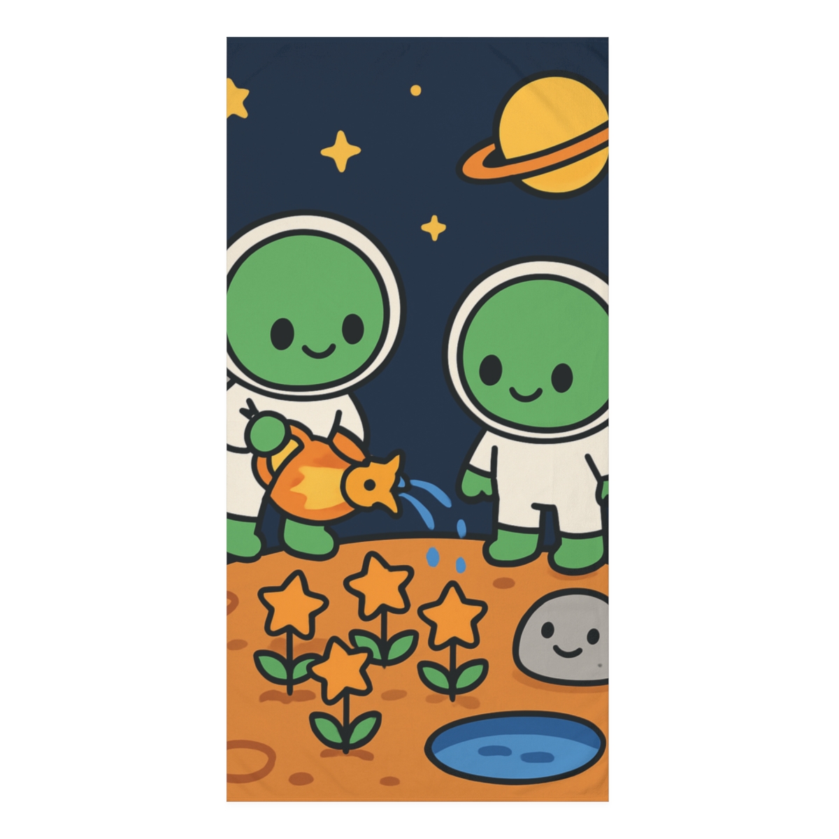 Comet Gardeners Of The Tiny Moon decorative home towels