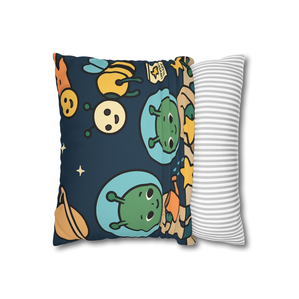 Comet Gardeners On Moon Meadow designer print pillow cases
