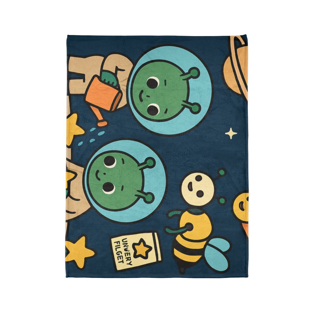 Comet Gardeners On Moon Meadow custom blankets