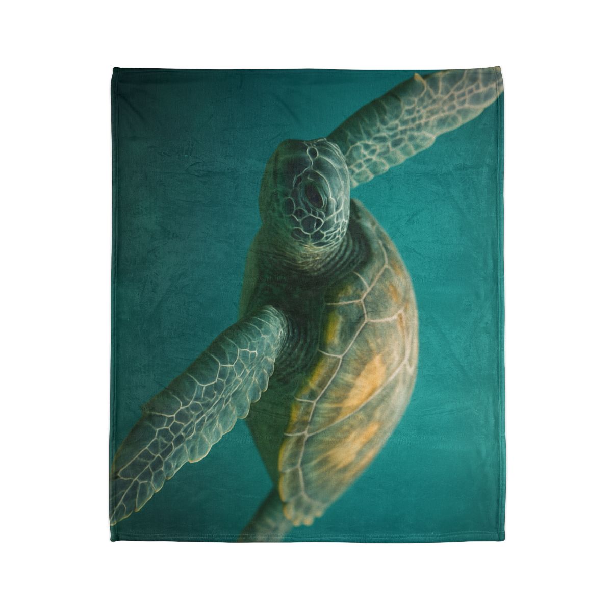 Comet Guard Green Sea Turtle custom blankets
