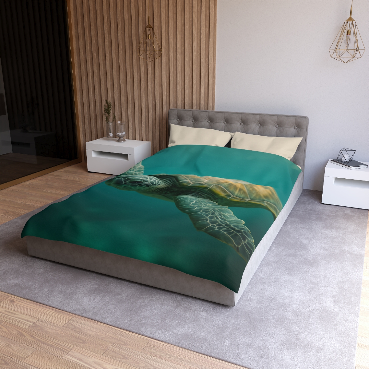 Comet Guard Green Sea Turtle trendy bedroom duvets