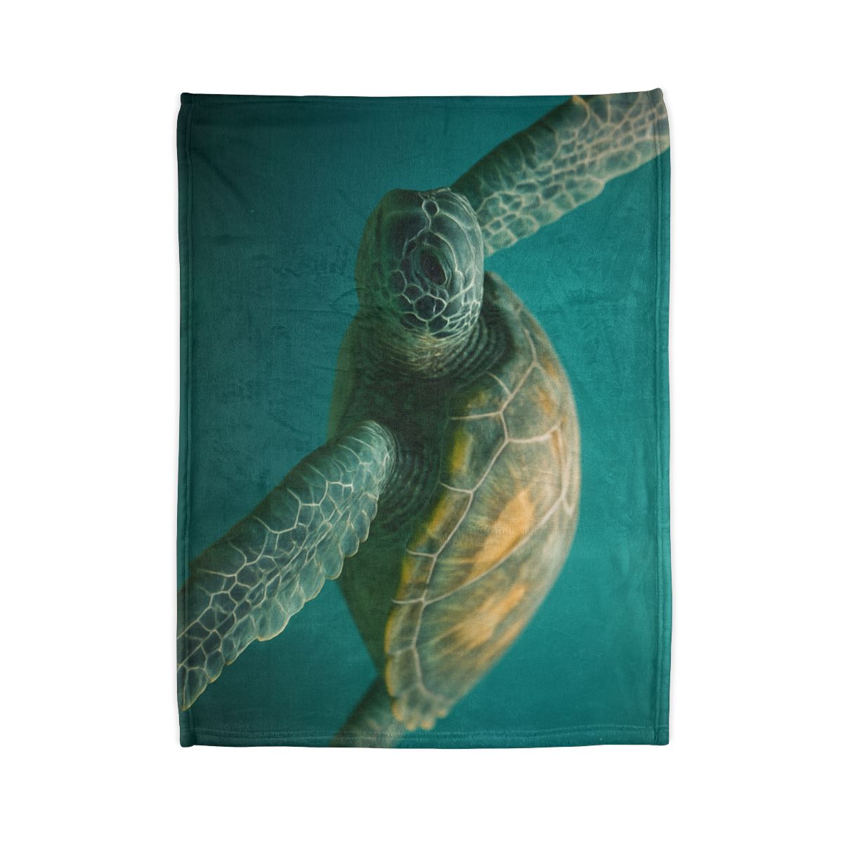 Comet Guard Green Sea Turtle custom blankets