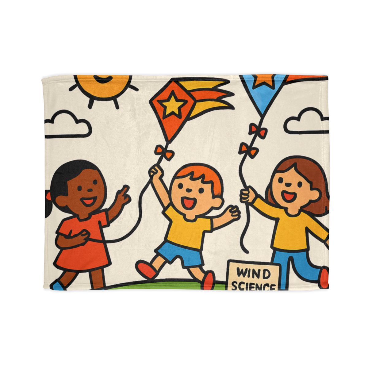 Comet Kite Parade On Cloud Hill decorative home blankets