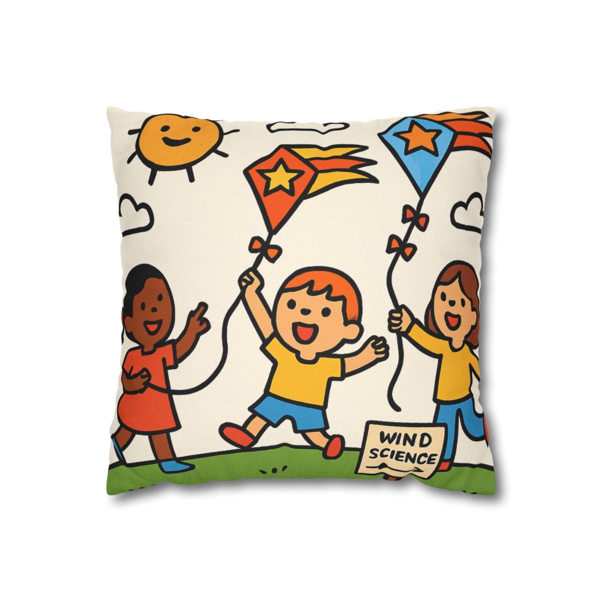 Comet Kite Parade On Cloud Hill soft cotton pillow cases
