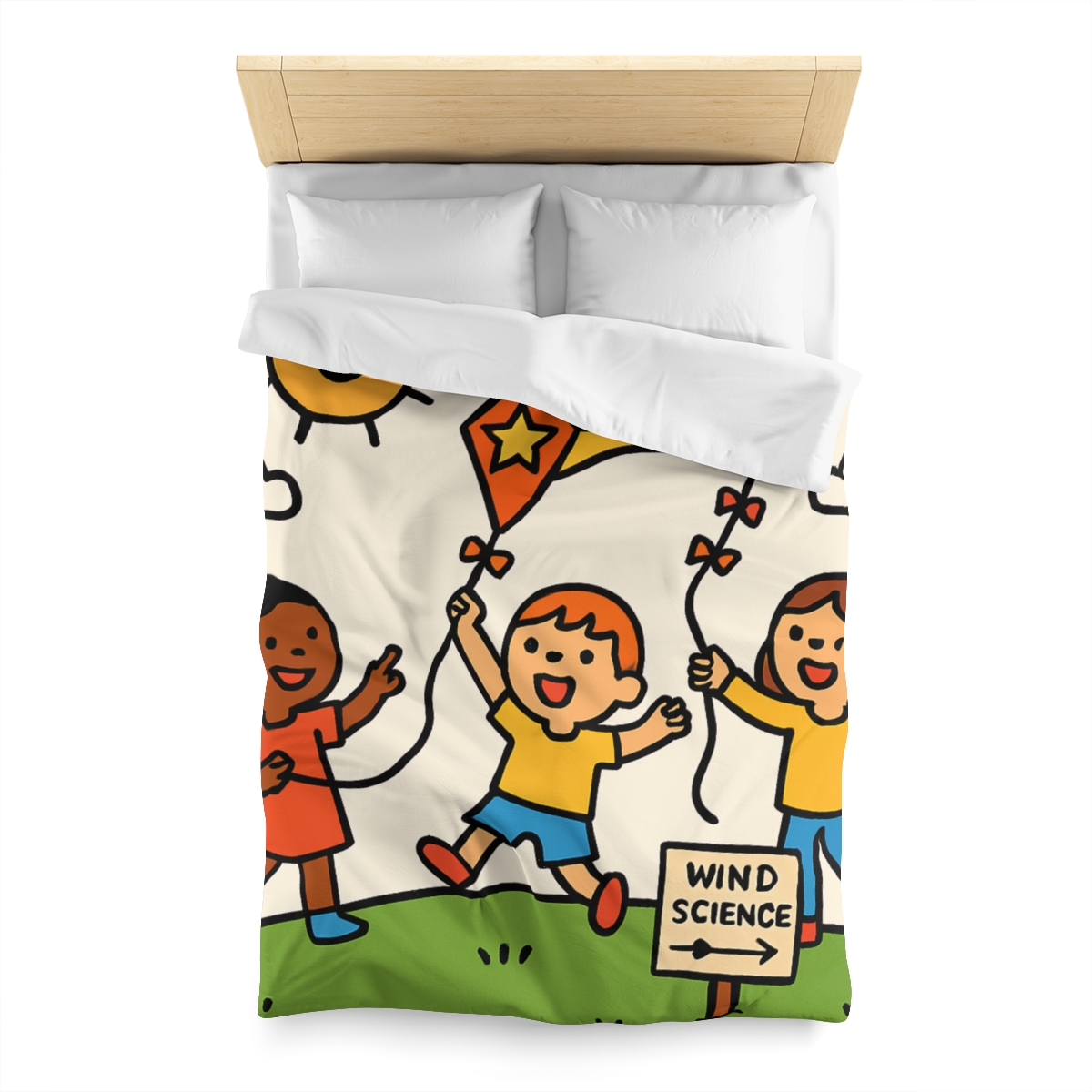 Comet Kite Parade On Cloud Hill soft comforter duvets
