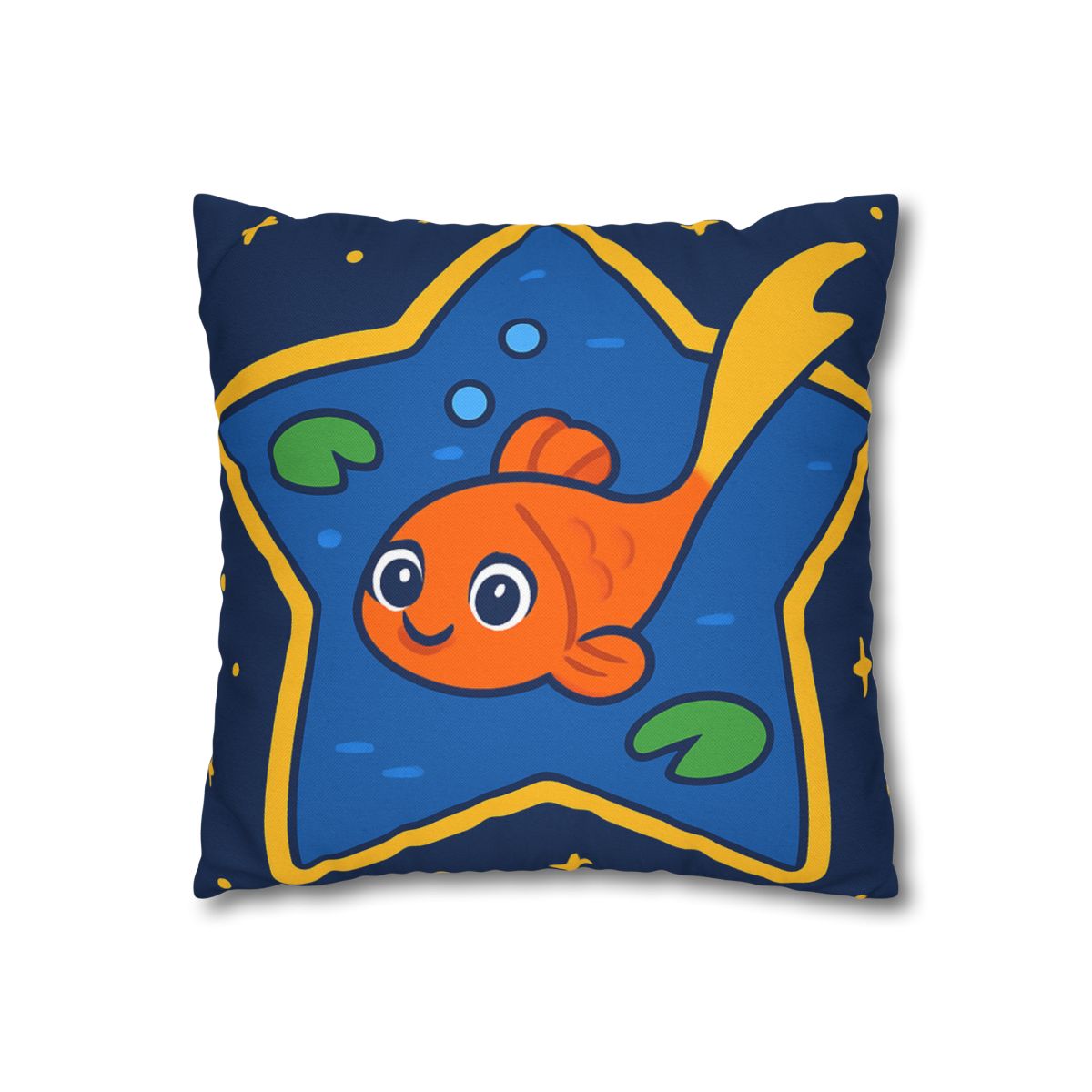 Comet Koi And The Star Pond designer print pillow cases