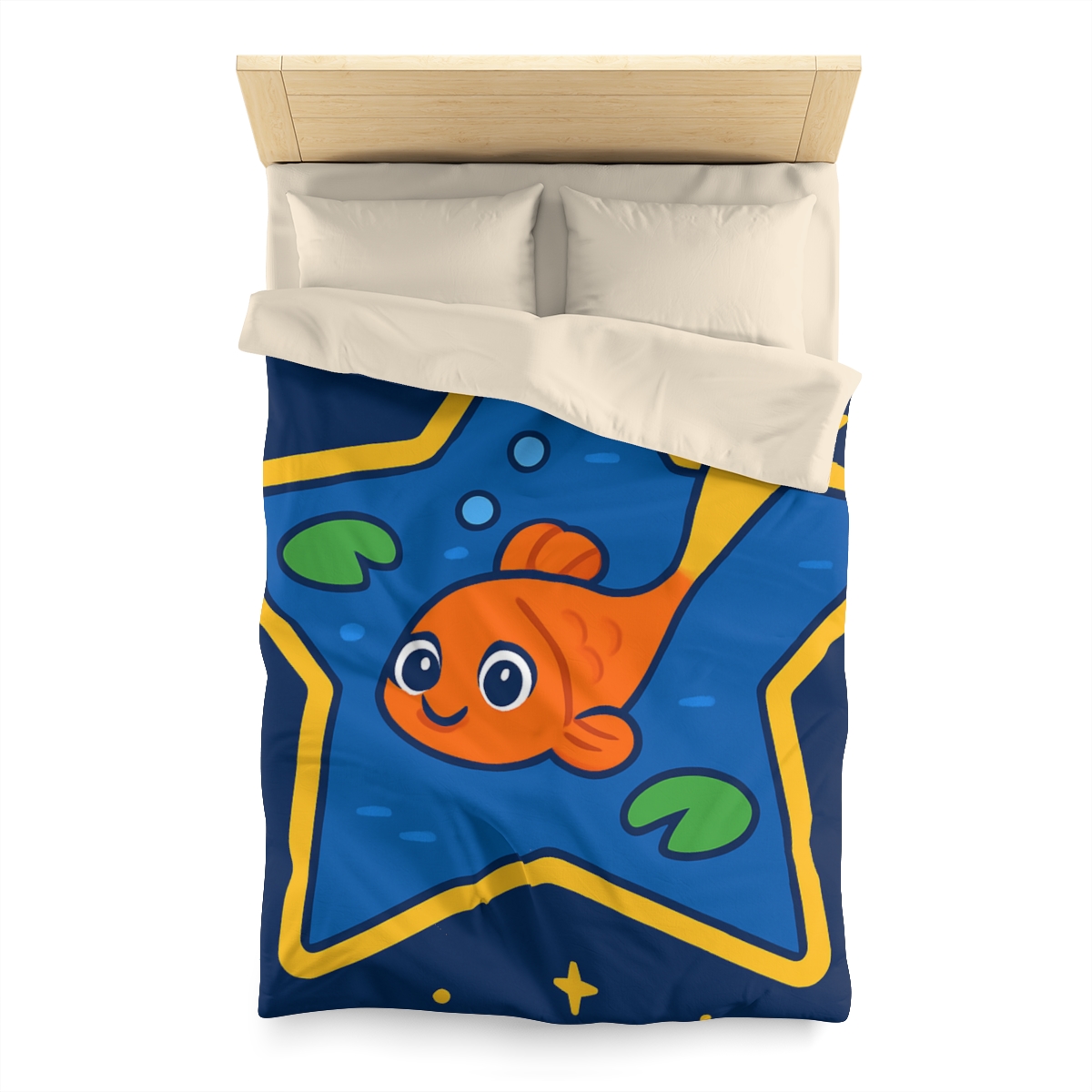 Comet Koi And The Star Pond warm winter duvets