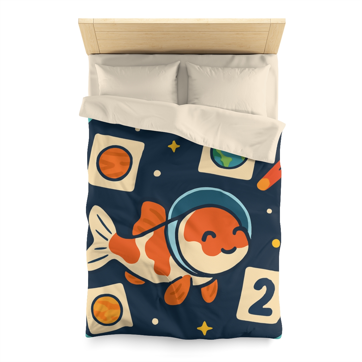 Comet Koi Classroom custom duvets