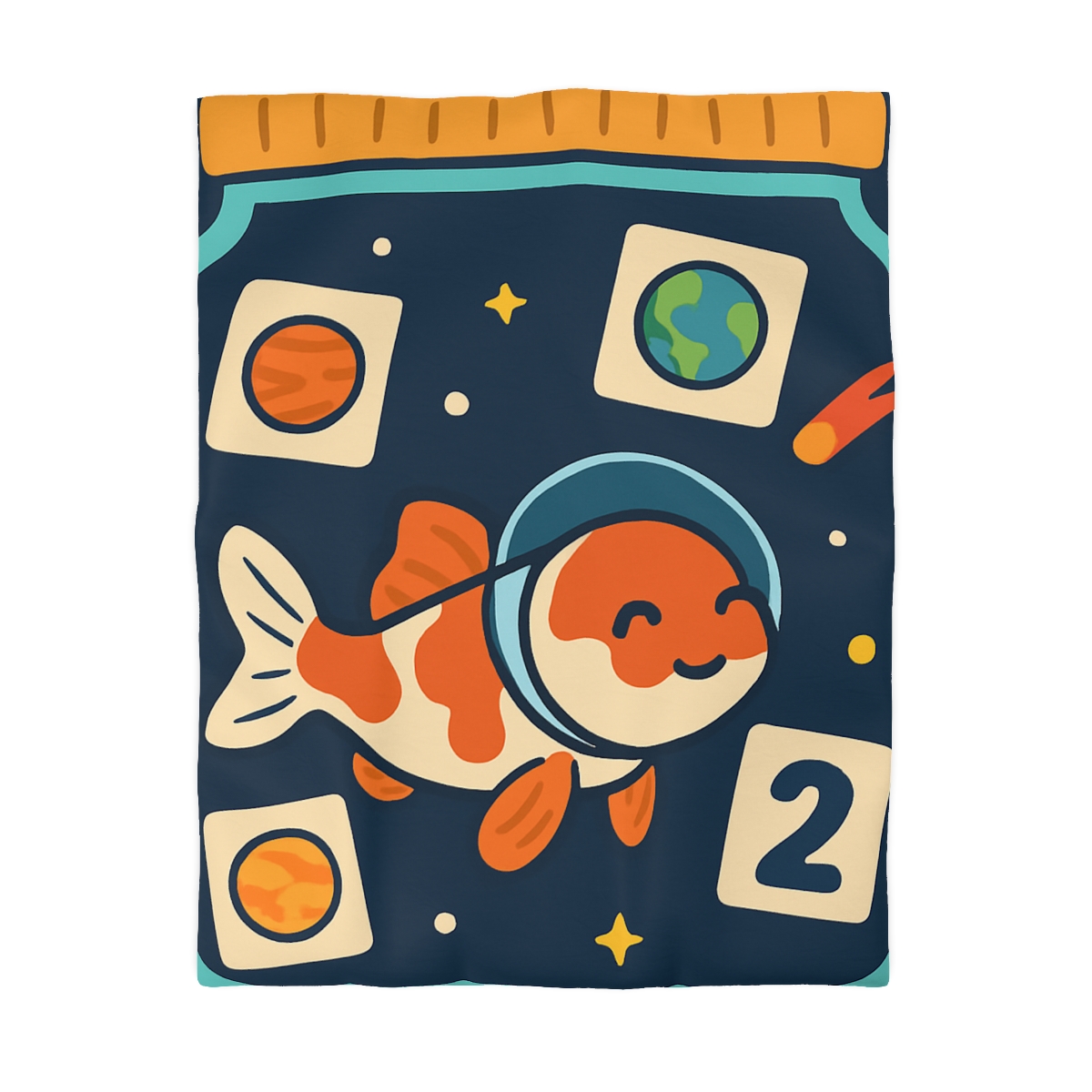 Comet Koi Classroom custom duvets