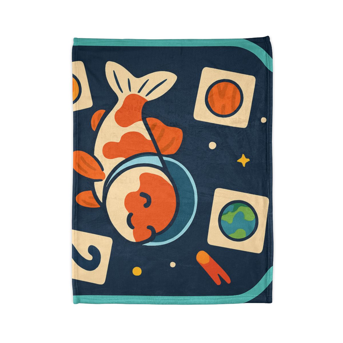 Comet Koi Classroom decorative home blankets