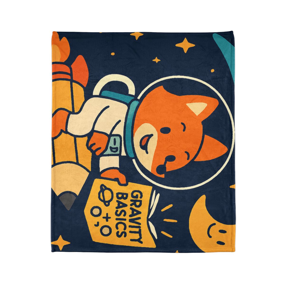 Comet Library Delivery Fox soft fleece blankets