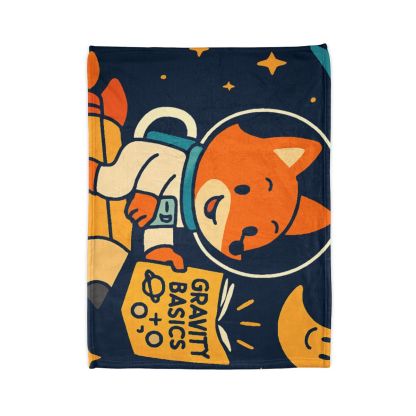 Comet Library Delivery Fox soft fleece blankets