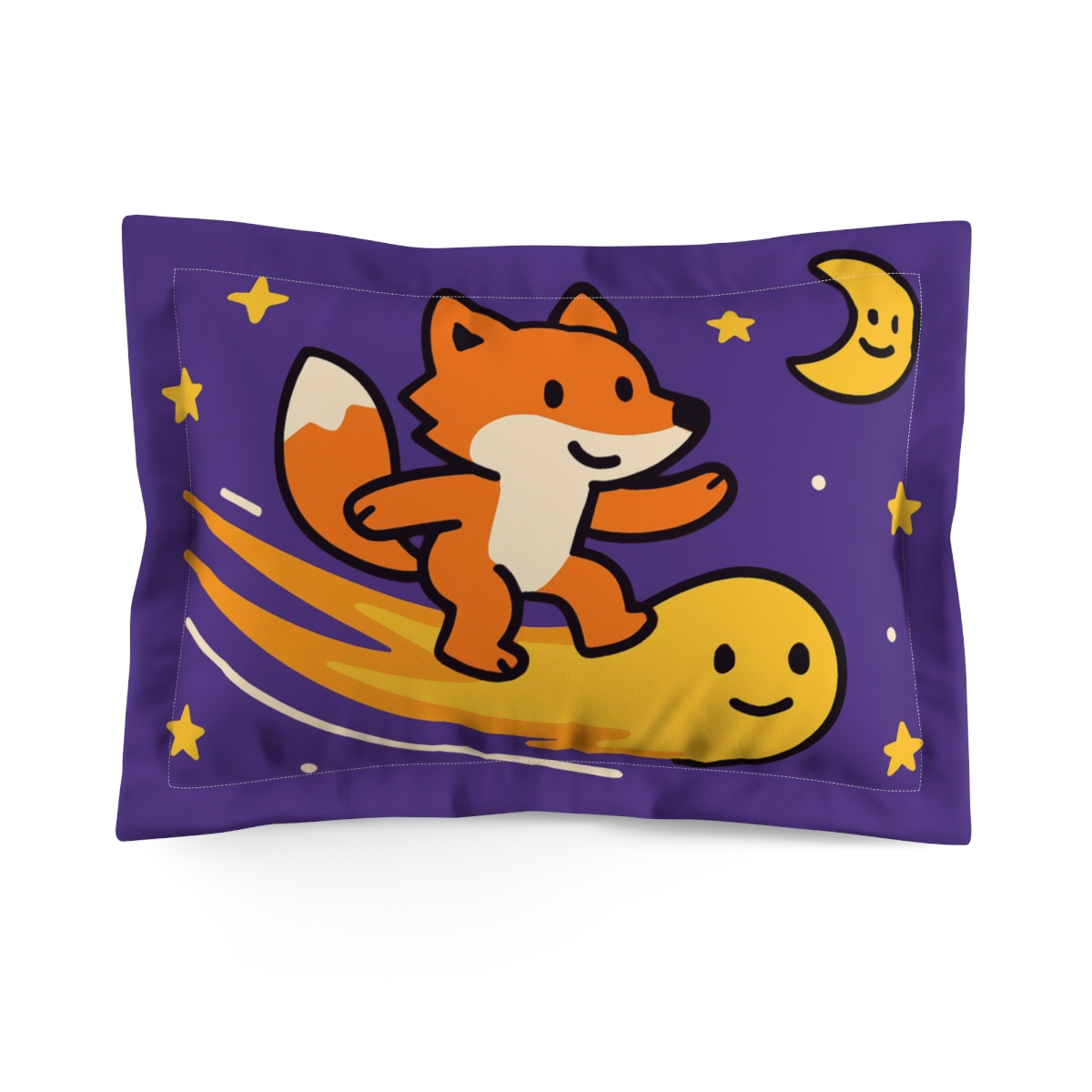 Comet Riding Fox personalized decorative pillows