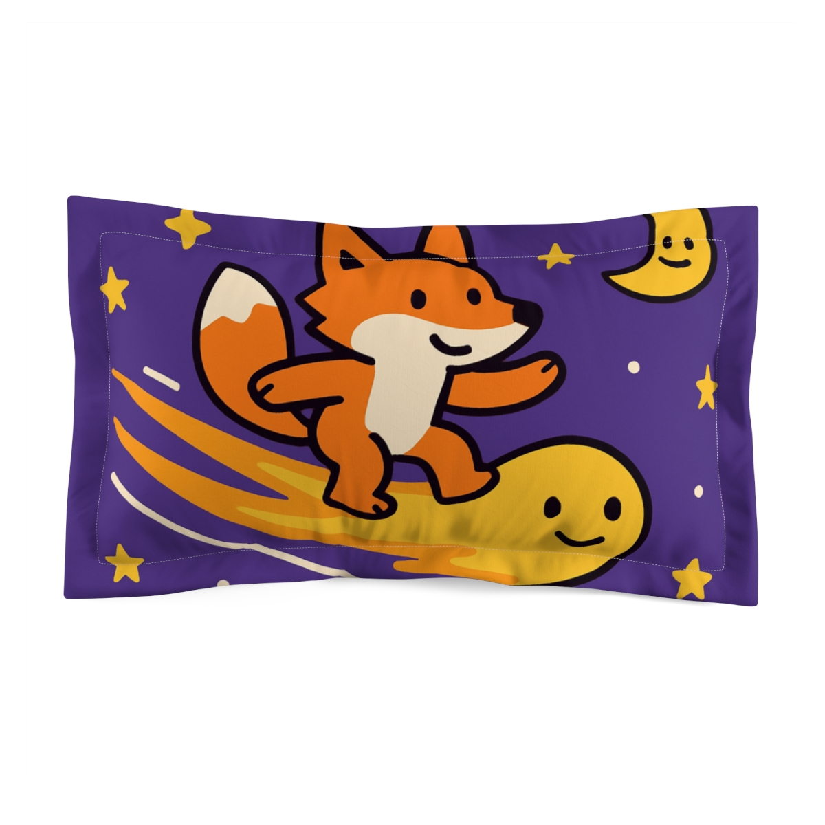 Comet Riding Fox personalized decorative pillows