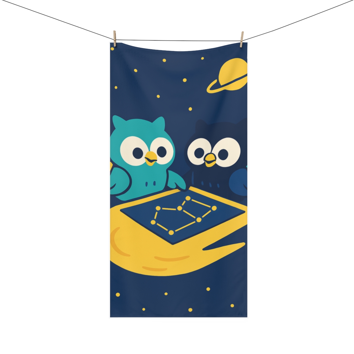 Comet Tail Classroom Owls stylish beach towels
