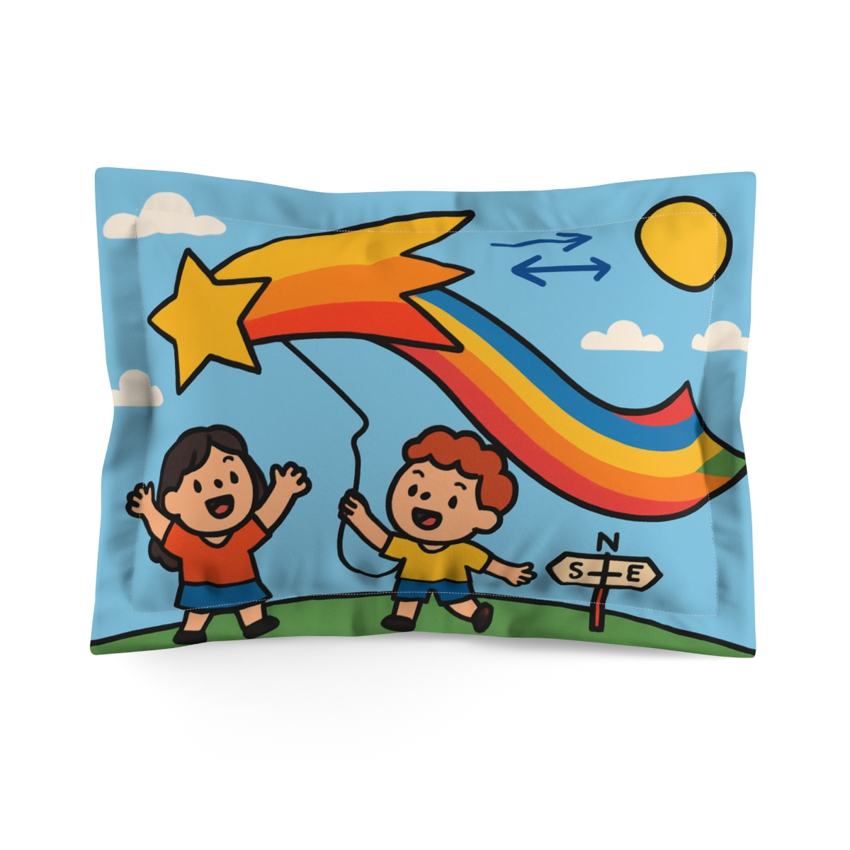 Comet Tail Kite Festival comfortable bed pillows
