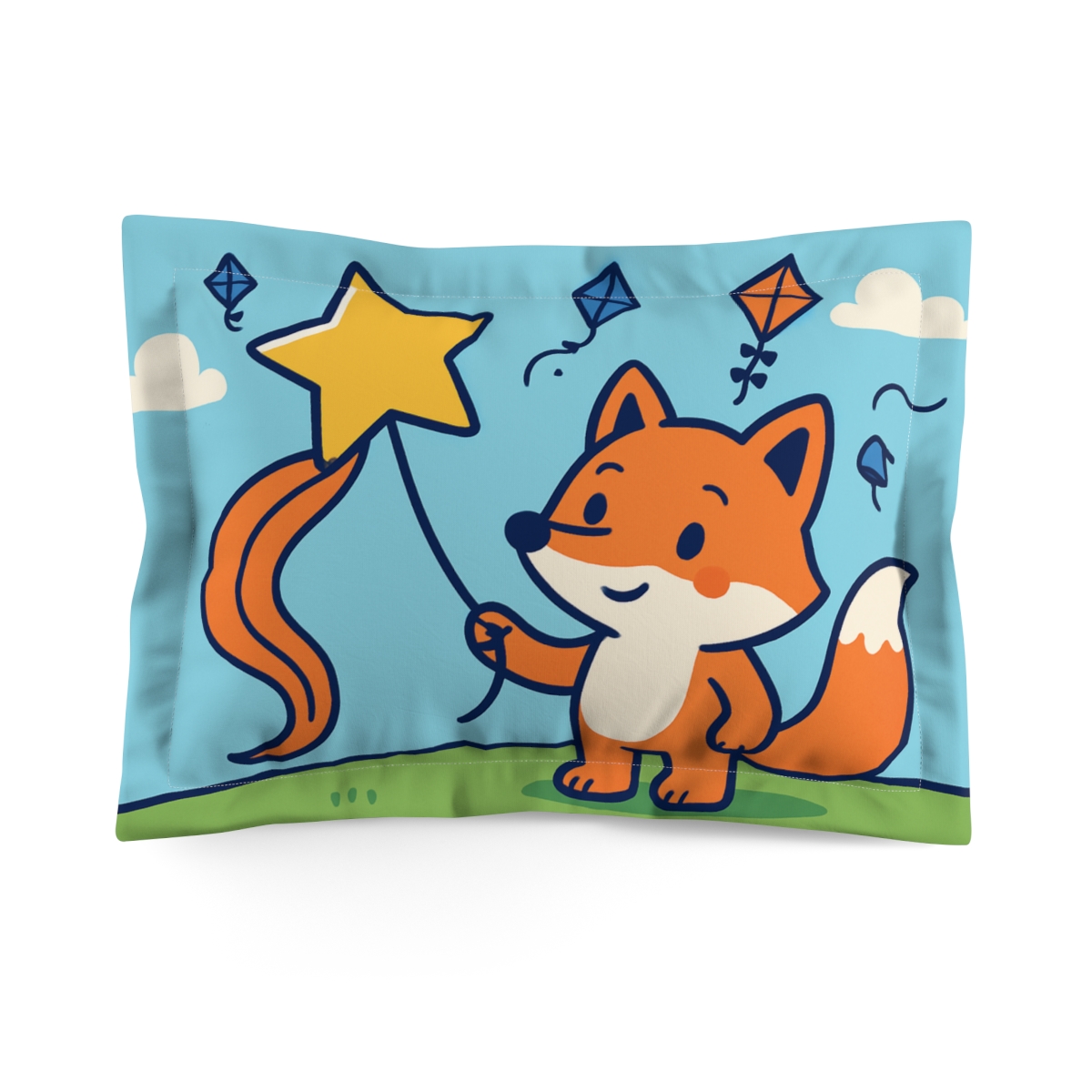 Comet Tail Kite Festival Fox soft plush pillows