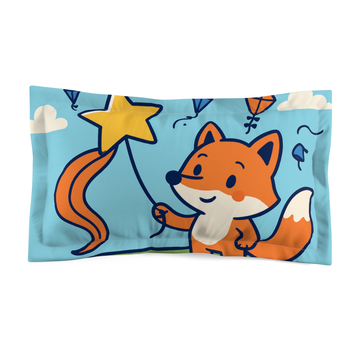 Comet Tail Kite Festival Fox soft plush pillows